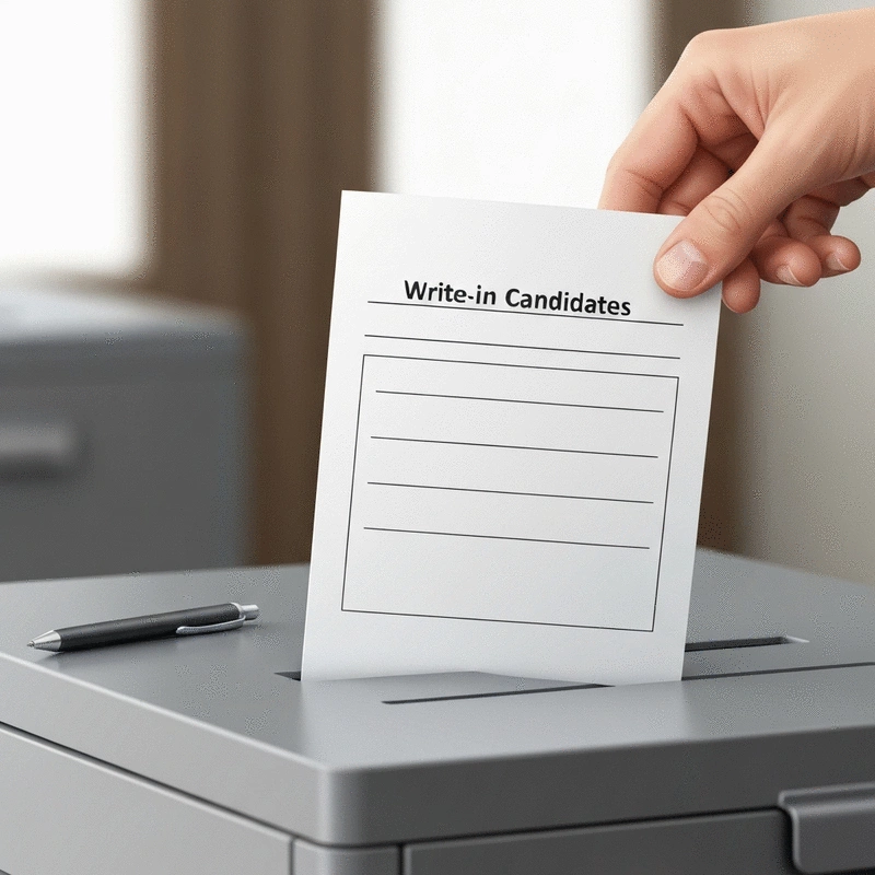 Write-In Candidates: Rules Risks and Realistic Expectations