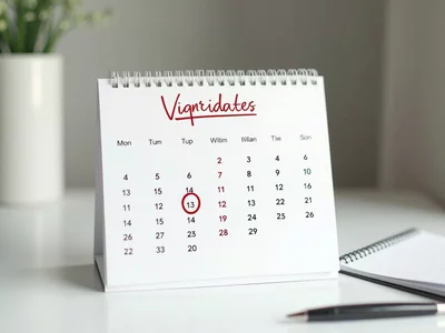 Calendar with marked dates and a pen, symbolizing important filing deadlines for candidates